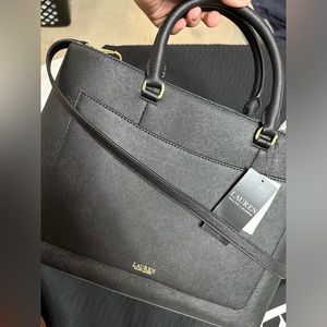 Crosshatch Leather Large Hanna Satchel